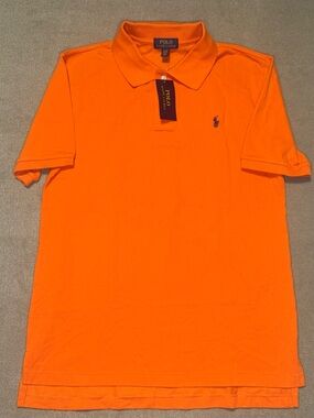NWT Polo by Ralph Lauren Men's Orange Polo Shirt